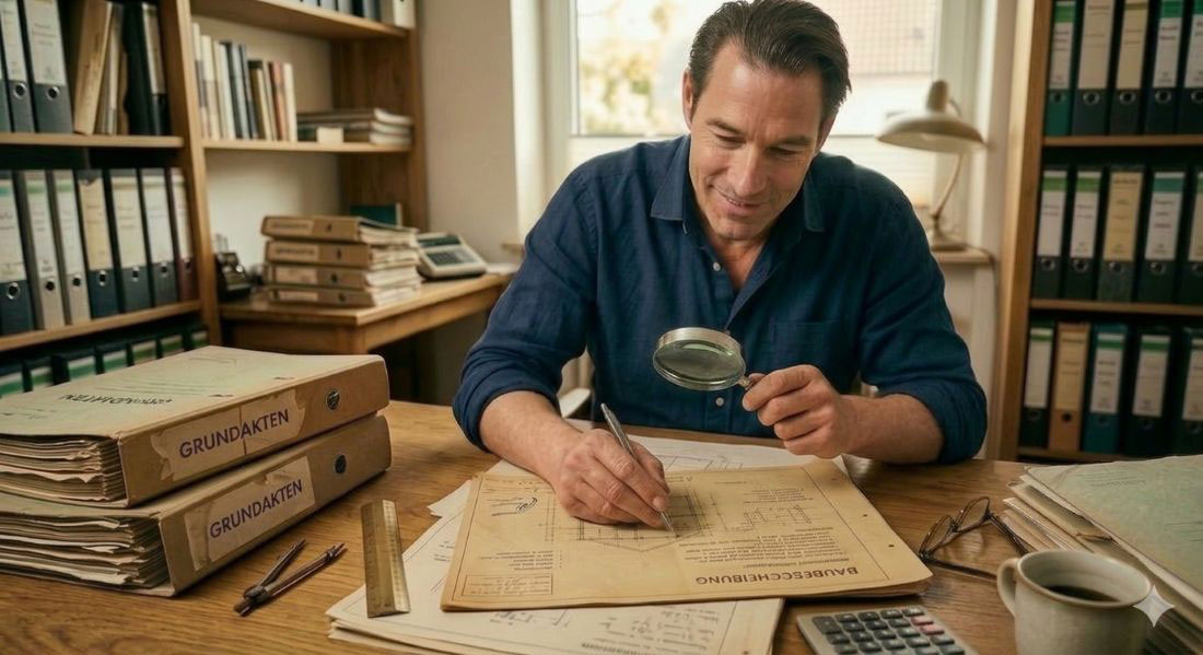 Härtefall-Makler Drexel bei der Recherche